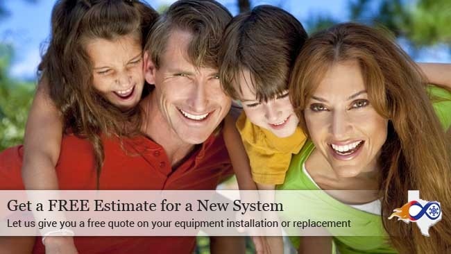 Get a free estimate on a new AC system in Forney TX with Santa Barbara Air Masters!